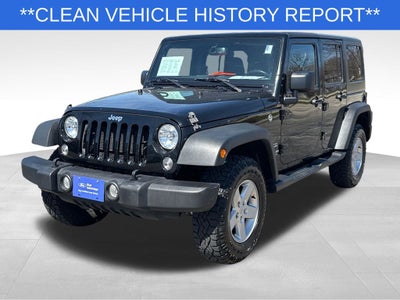 2017 Jeep Wrangler Unlimited Sport Blue Certified 4WD Near Milwaukee WI