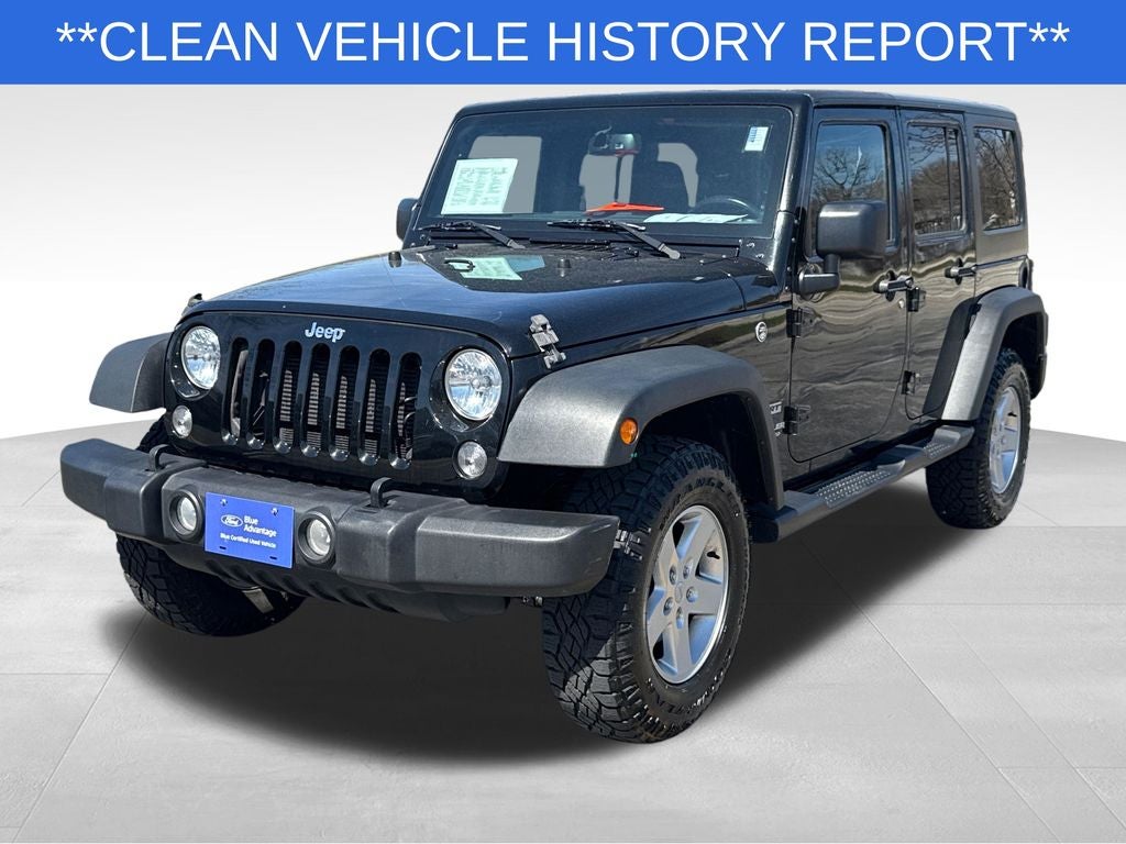 2017 Jeep Wrangler Unlimited Sport Blue Certified 4WD Near Milwaukee WI