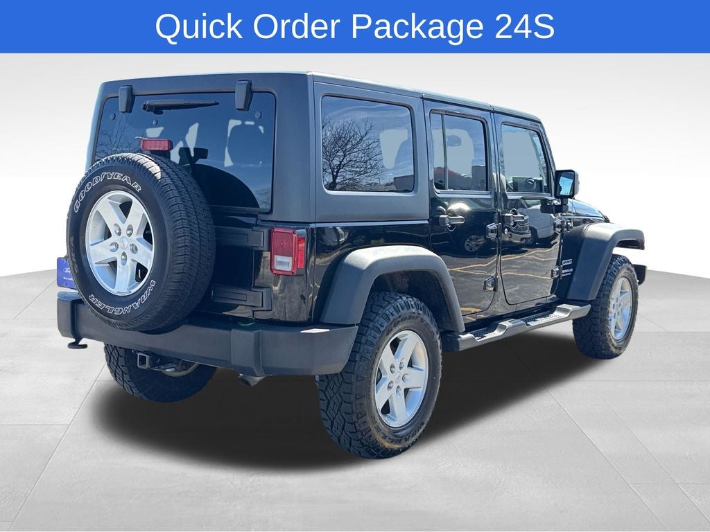 2017 Jeep Wrangler Unlimited Sport Blue Certified 4WD Near Milwaukee WI