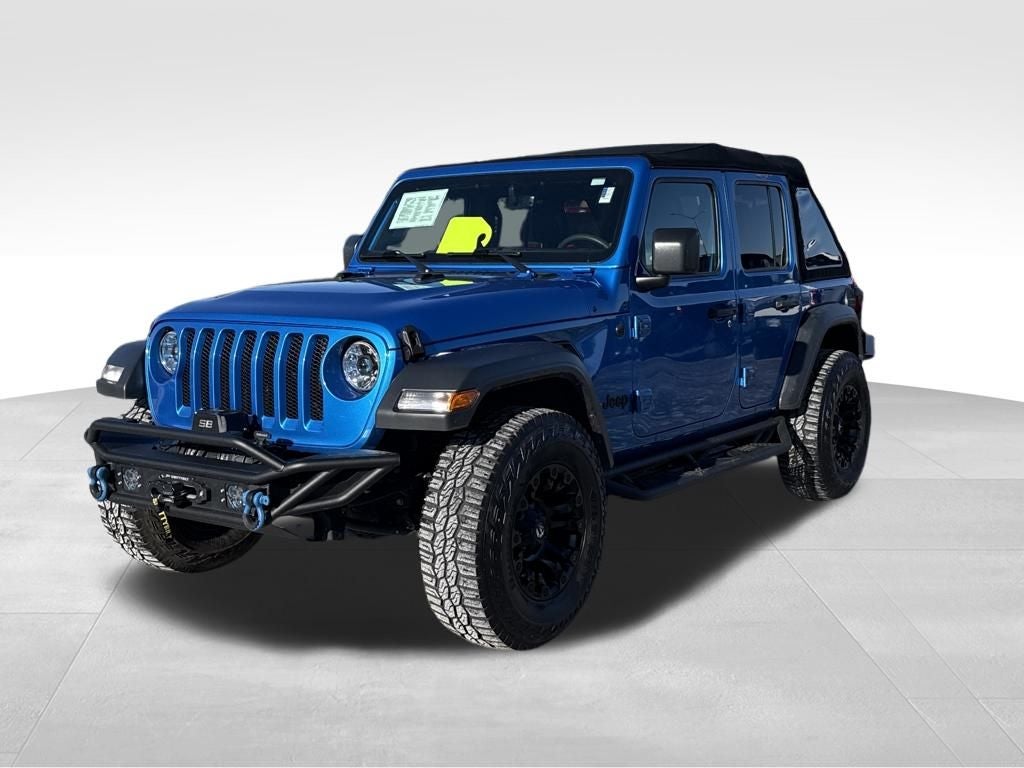 2023 Jeep Wrangler Sport S Blue Certified 4WD Near Milwaukee WI