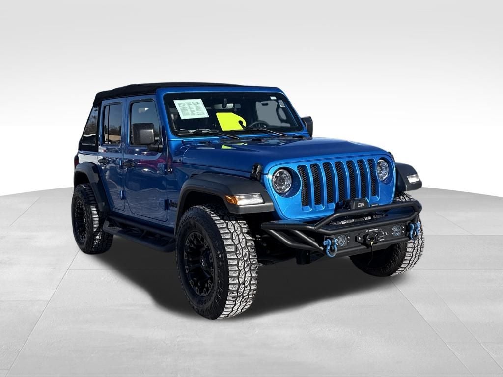 2023 Jeep Wrangler Sport S Blue Certified 4WD Near Milwaukee WI