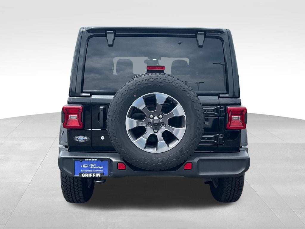 2018 Jeep Wrangler Unlimited Sahara Blue Certified 4WD Near Milwaukee WI