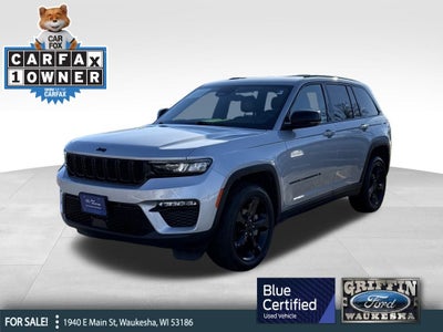 2024 Jeep Grand Cherokee Limited Blue Certified 4WD Near Milwaukee WI