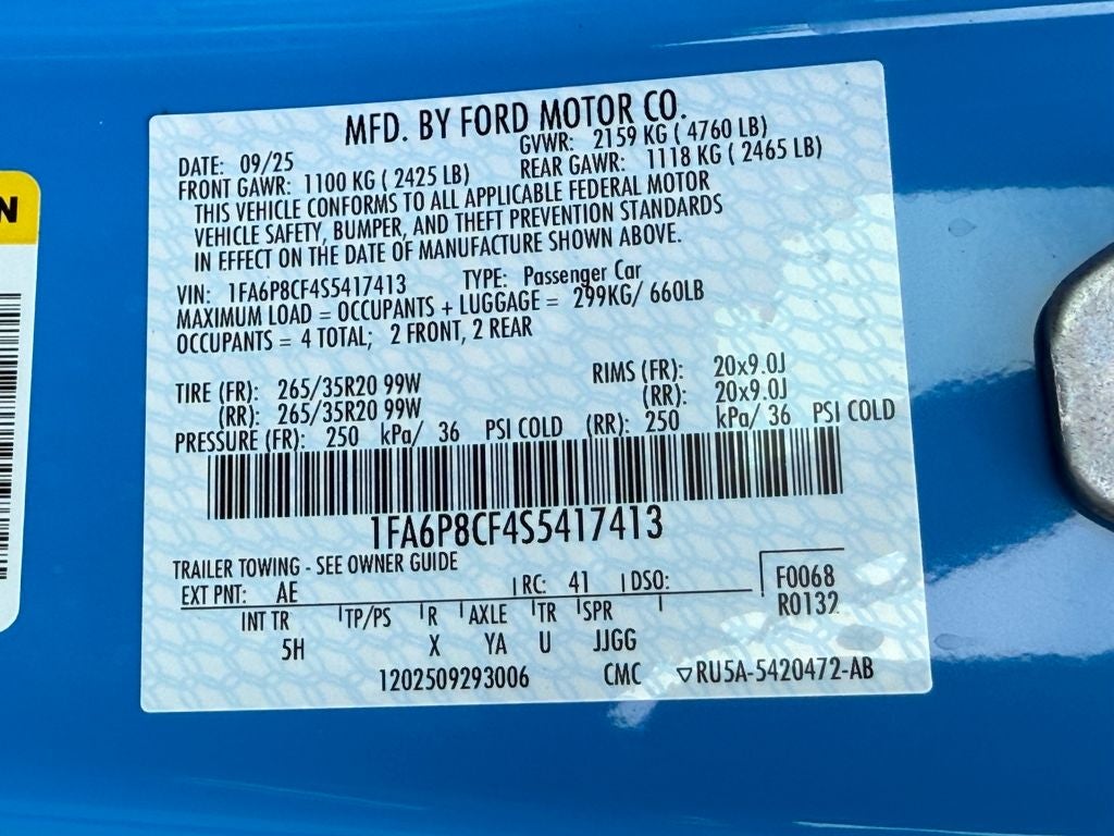 2025 Ford Mustang GT Premium