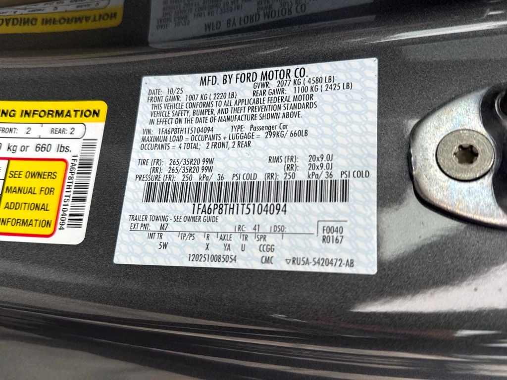 2026 Ford Mustang EcoBoost Premium