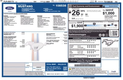 2026 Ford Mustang EcoBoost