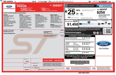 2017 Ford Focus ST Blue Certified Near Milwaukee WI