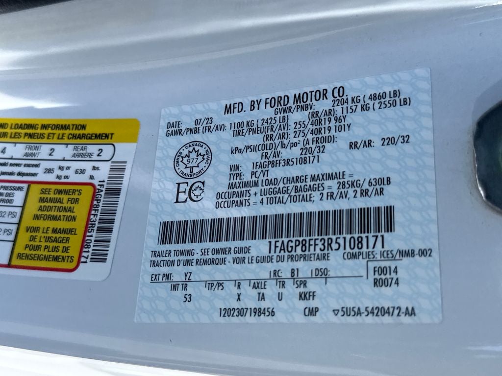 2024 Ford Mustang GT Premium Performance Package Certified Near Milwaukee WI