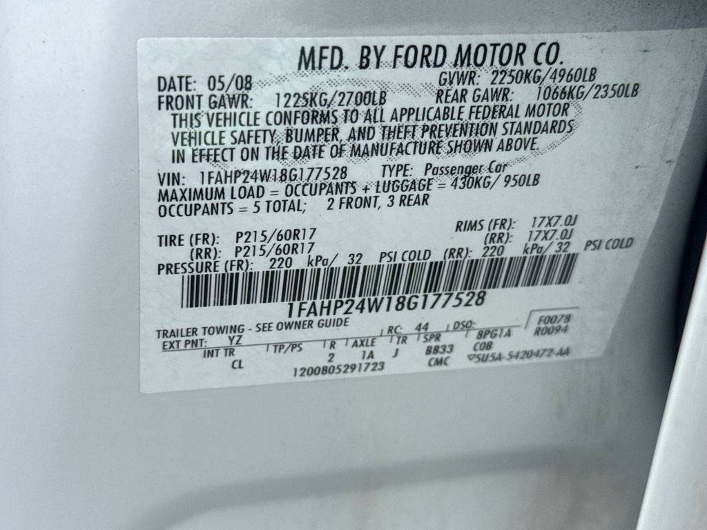 2008 Ford Taurus SEL Near Milwaukee WI