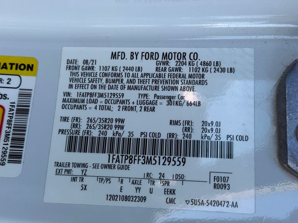 2021 Ford Mustang GT Premium Blue Certified Near Milwaukee WI