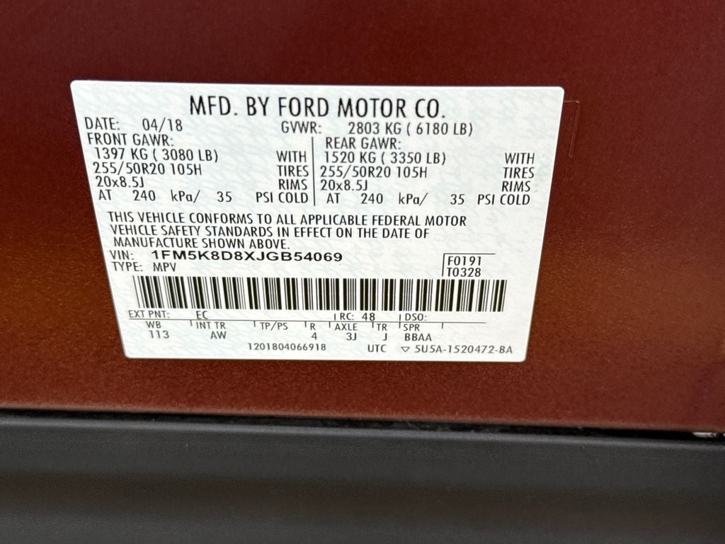 2018 Ford Explorer XLT FORD BLUE CERTIFIED