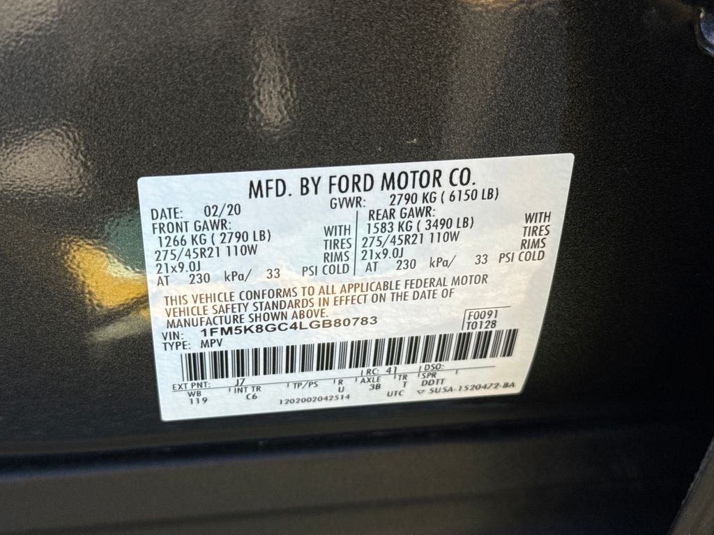 2020 Ford Explorer ST Blue Certified 4WD Near Milwaukee WI