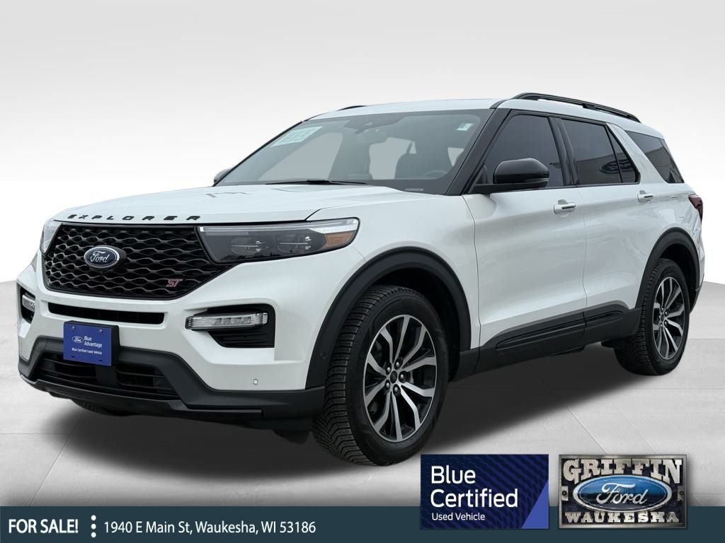 2020 Ford Explorer ST Blue Certified 4WD Near Milwaukee WI