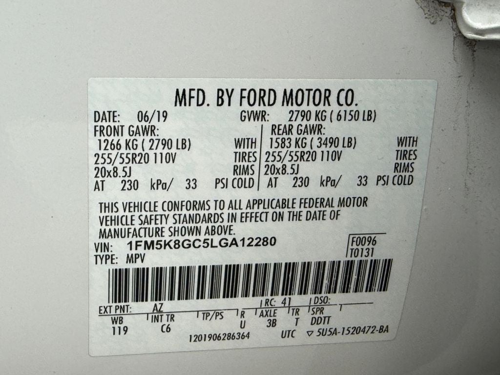 2020 Ford Explorer ST Blue Certified 4WD Near Milwaukee WI