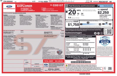 2022 Ford Explorer ST FORD BLUE CERTIFIED