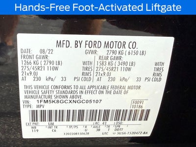 2022 Ford Explorer ST FORD BLUE CERTIFIED