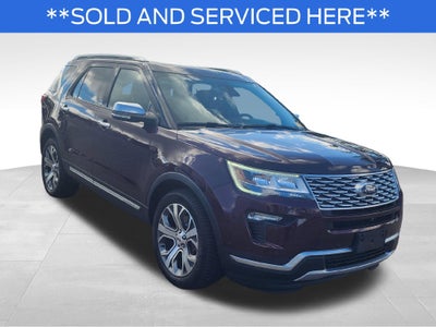 2018 Ford Explorer Platinum FORD BLUE CERTIFIED