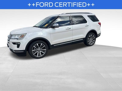 2019 Ford Explorer Platinum FORD BLUE CERTIFIED