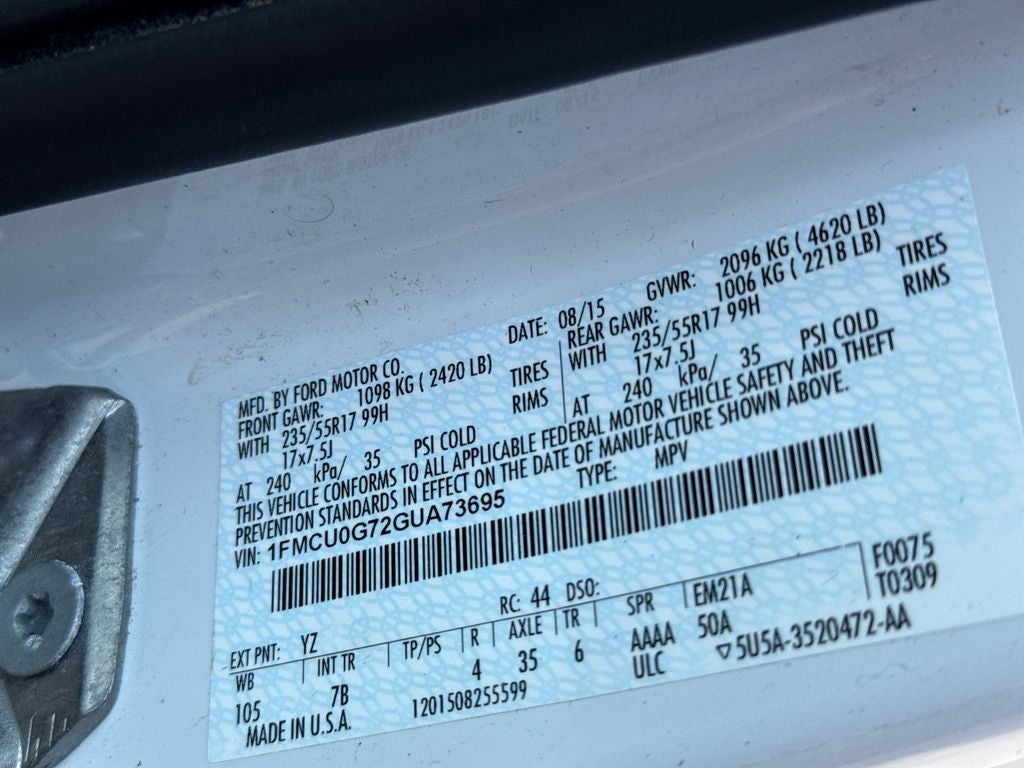 2016 Ford Escape SE Near Milwaukee WI