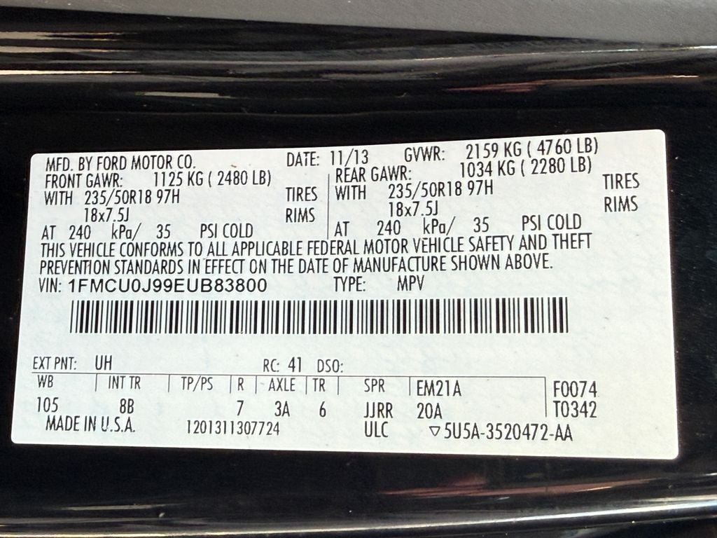 2014 Ford Escape Titanium