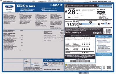 2022 Ford Escape SE Blue Certified AWD Near Milwaukee WI