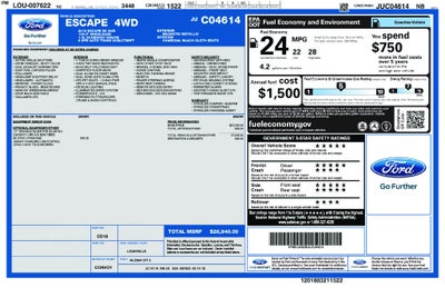 2018 Ford Escape SE FORD BLUE CERTIFIED