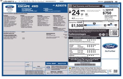 2018 Ford Escape SE FORD BLUE CERTIFIED
