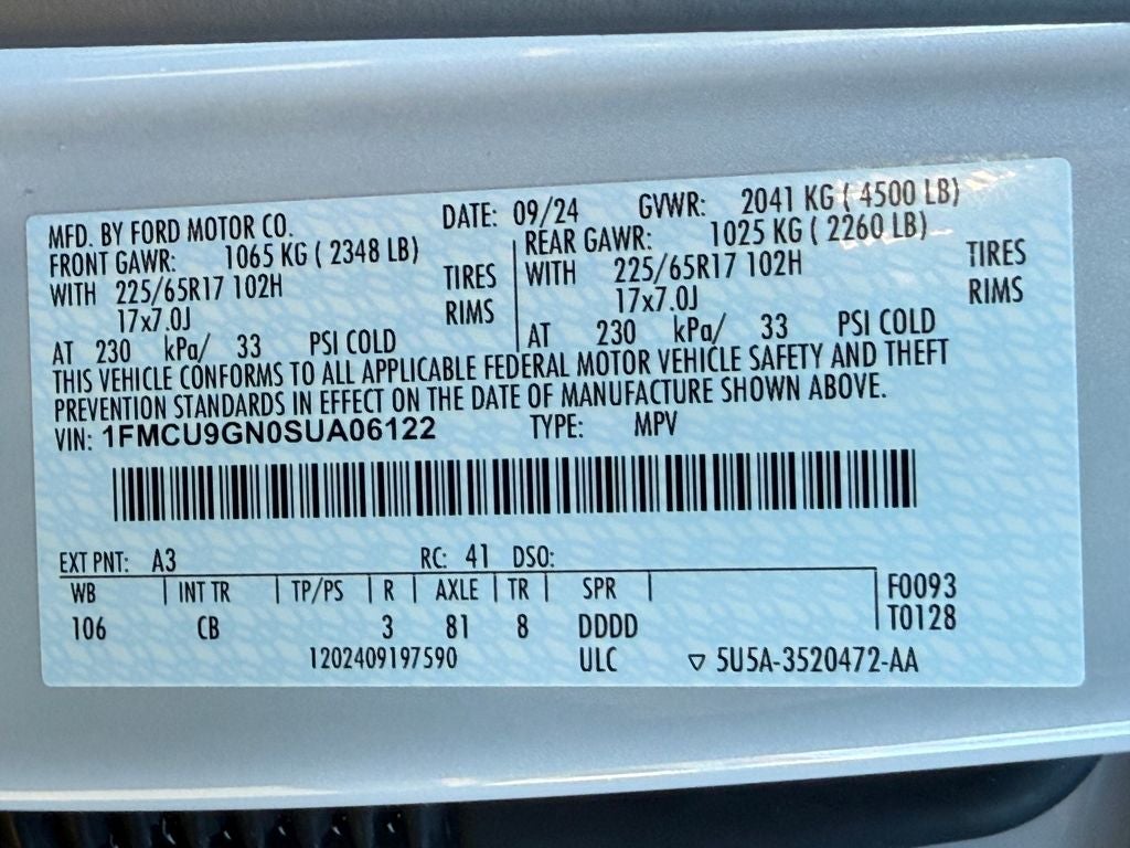 2025 Ford Escape Active Certified AWD Near Milwaukee WI