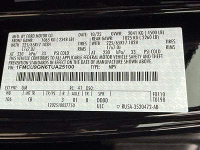 2026 Ford Escape Active