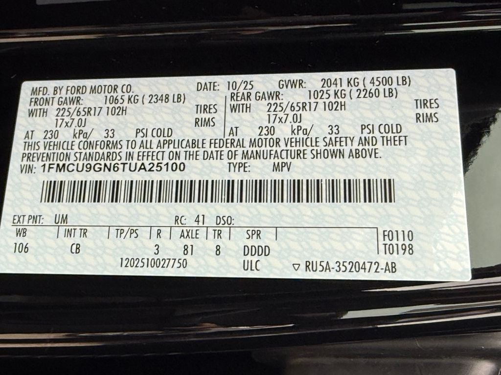 2026 Ford Escape Active