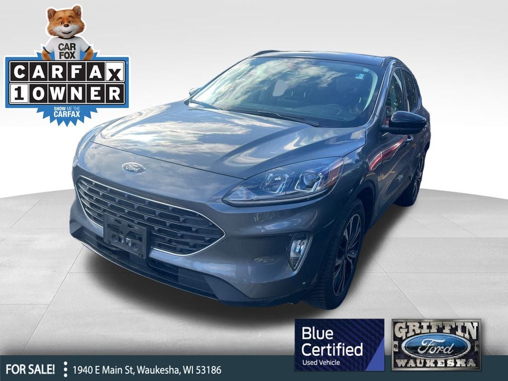 2022 Ford Escape SEL Stealth Blue Certified AWD Near Milwaukee WI