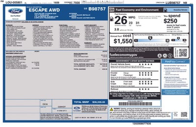 2020 Ford Escape Titanium FORD BLUE CERTIFIED