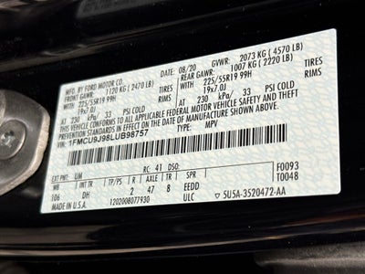 2020 Ford Escape Titanium FORD BLUE CERTIFIED