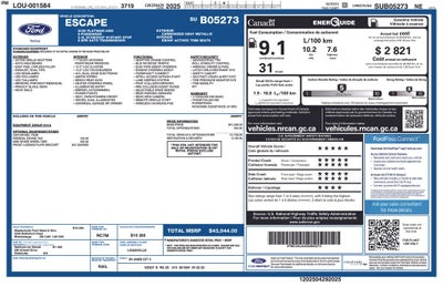 2025 Ford Escape Platinum Certified AWD Near Milwaukee WI