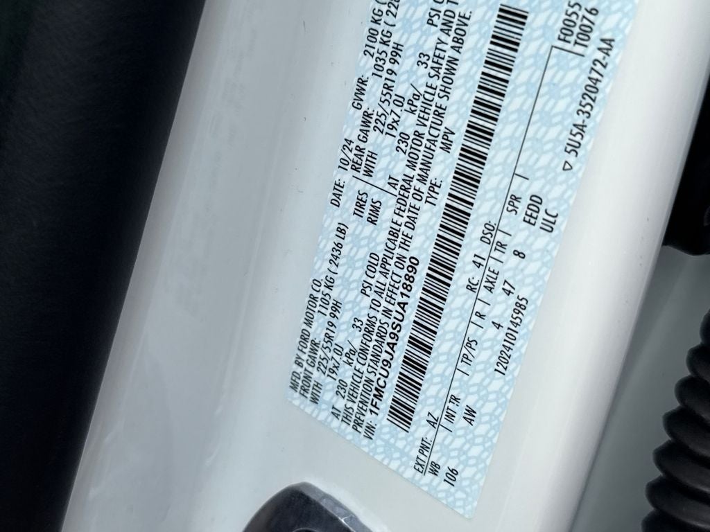 2025 Ford Escape Platinum Certified AWD Near Milwaukee WI