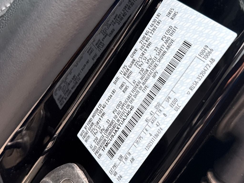 2026 Ford Escape Platinum