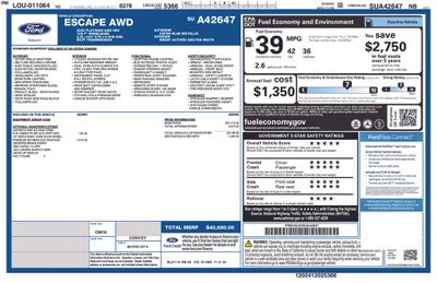 2025 Ford Escape Hybrid Platinum Certified AWD Near Milwaukee WI
