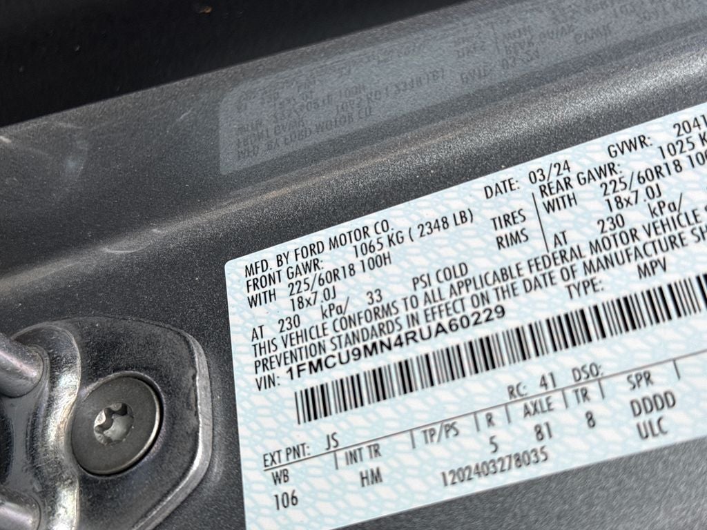 2024 Ford Escape ST-Line Certified AWD Near Milwaukee WI