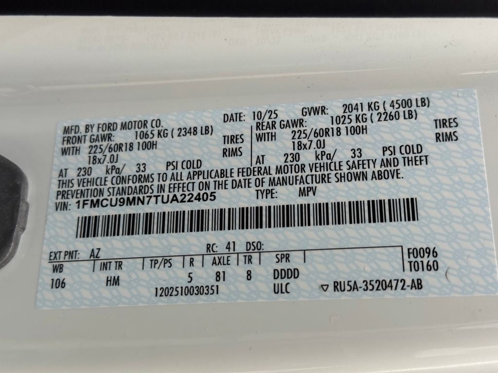 2026 Ford Escape ST-Line