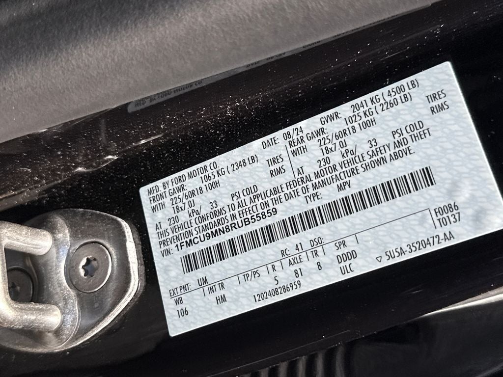 2024 Ford Escape ST-Line Certified AWD Near Milwaukee WI