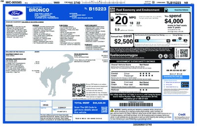 2026 Ford Bronco Base