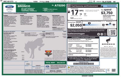 2022 Ford Bronco Badlands Certified 4WD Near Milwaukee WI
