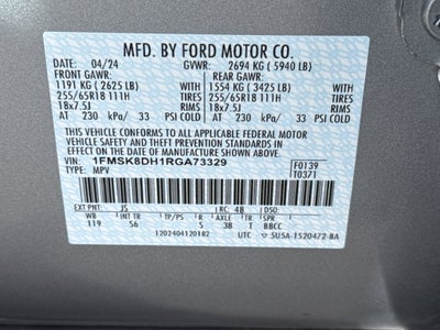 2024 Ford Explorer XLT FORD GOLD CERTIFIED