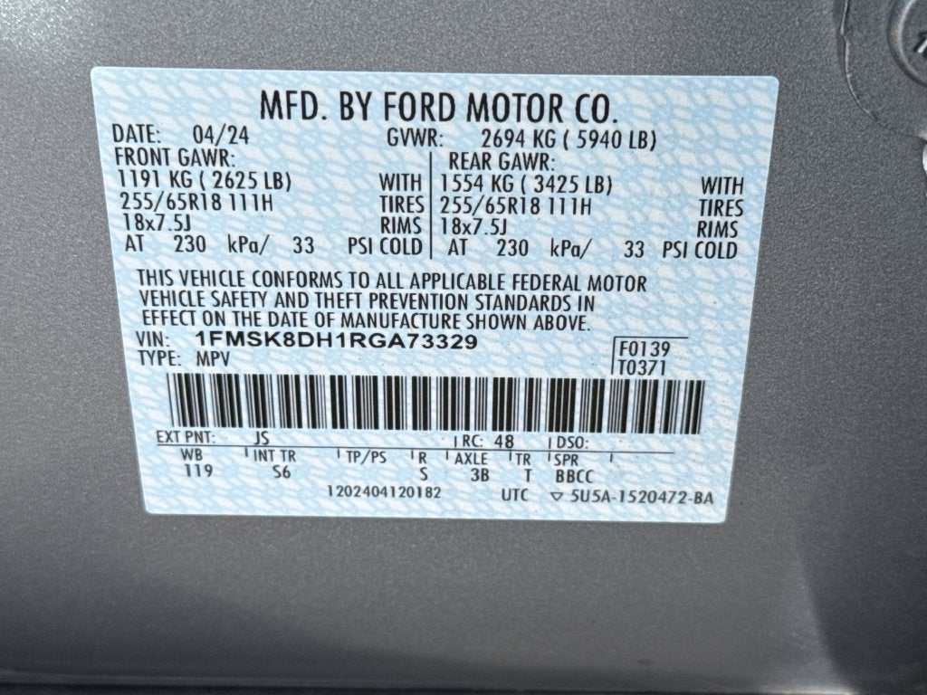 2024 Ford Explorer XLT FORD GOLD CERTIFIED