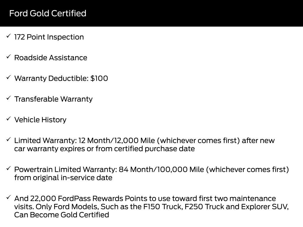 2024 Ford Explorer XLT FORD GOLD CERTIFIED
