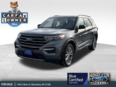 2022 Ford Explorer XLT Blue Certified 4WD Near Milwaukee WI