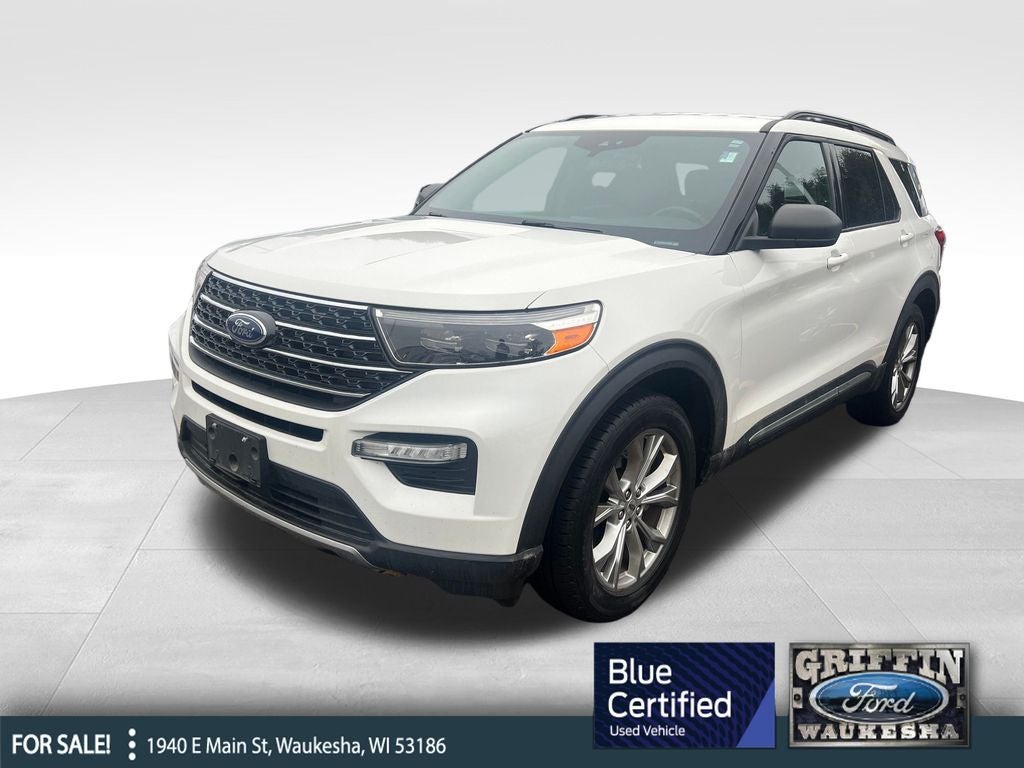 2020 Ford Explorer XLT Blue Certified 4WD Near Milwaukee WI