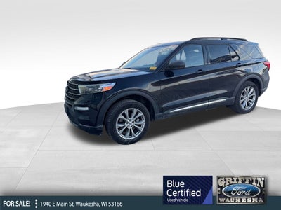 2020 Ford Explorer XLT Blue Certified 4WD Near Milwaukee WI