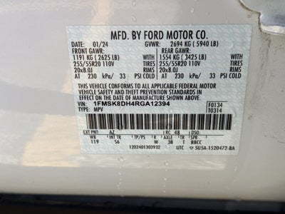 2024 Ford Explorer XLT FORD GOLD CERTIFIED