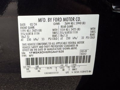 2024 Ford Explorer XLT FORD GOLD CERTIFED